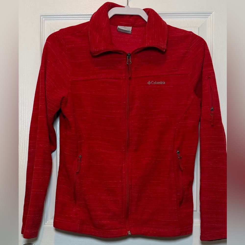 Columbia Vibrant Red Utility Jacket Size Medium